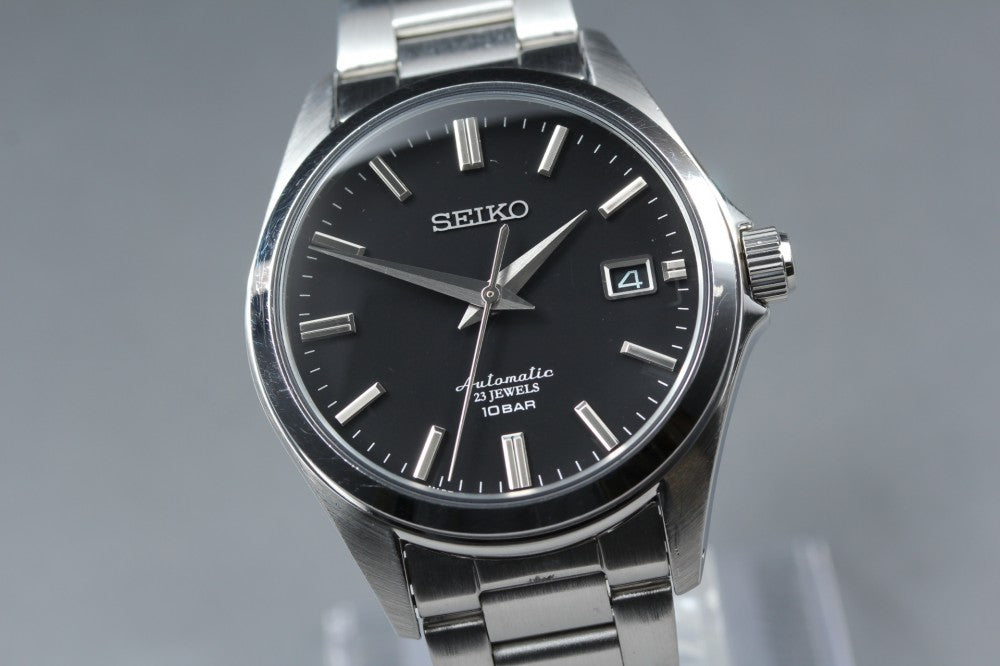 Near MINT SEIKO Mechanical SZSB013/4R35-03X0 Black Auto 37.8mm Men's Watch