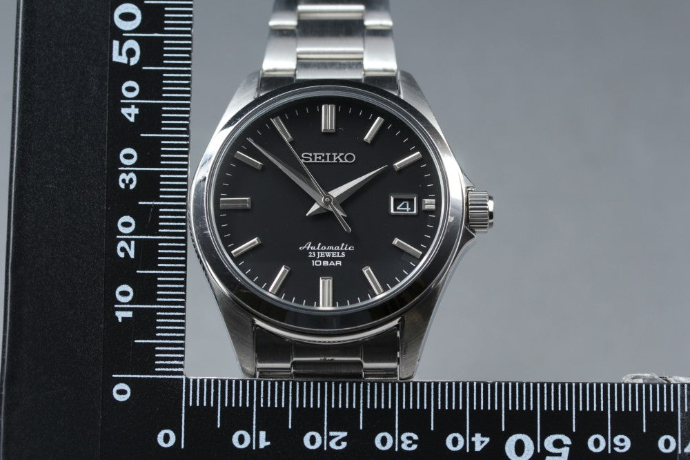 Near MINT SEIKO Mechanical SZSB013/4R35-03X0 Black Auto 37.8mm Men's Watch