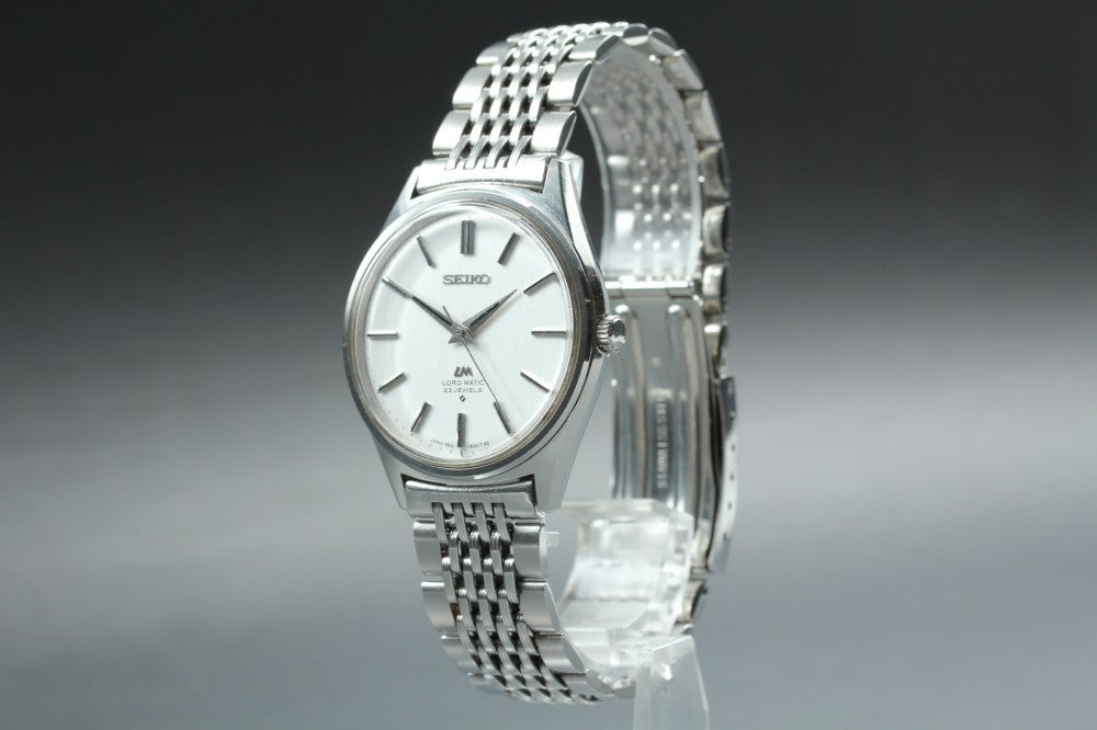 SEIKO Lord Matic 5601-9000 Silver Auto 35mm Men's Watch 1969