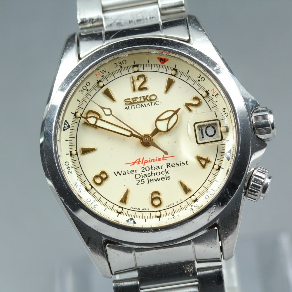 SEIKO Alpinist SCVF007/4S15-6000 White Auto 34.8mm Men's Watch
