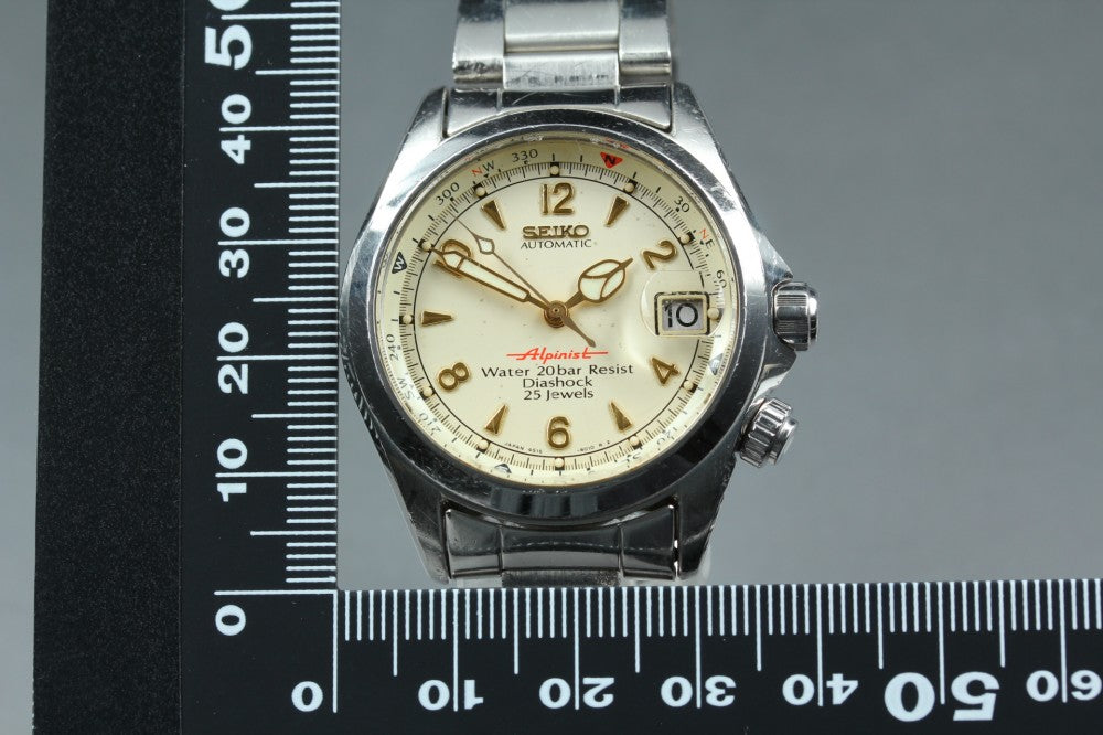 SEIKO Alpinist SCVF007/4S15-6000 White Auto 34.8mm Men's Watch