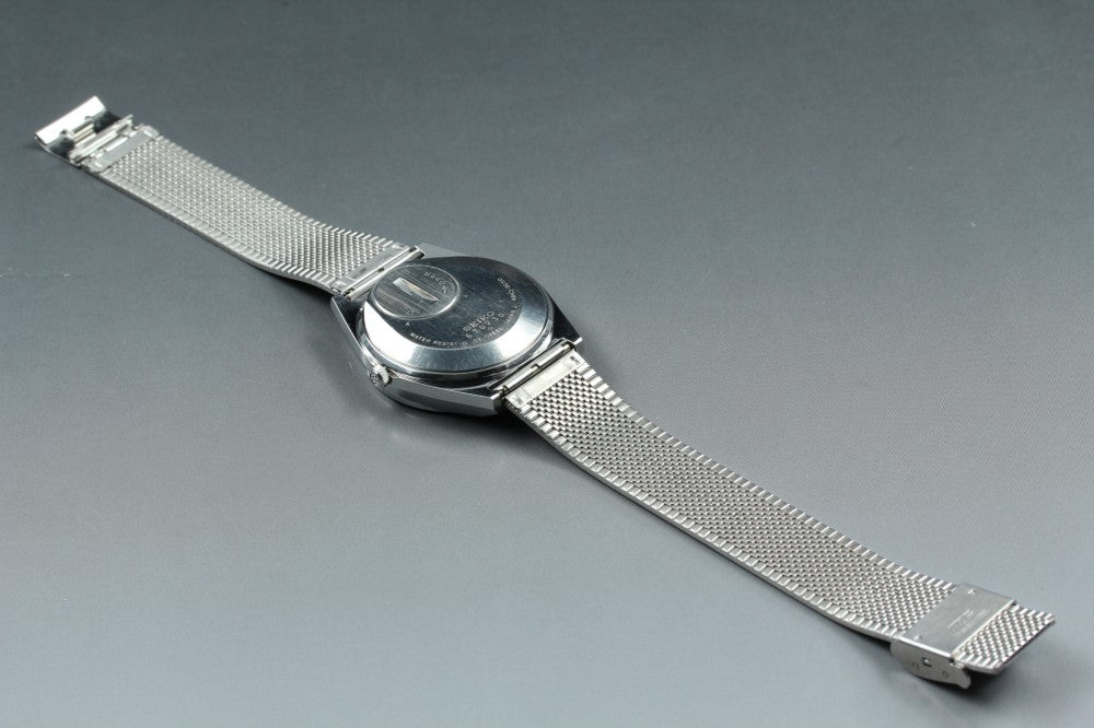SEIKO Grand Quartz 4843-8050 Silver Quartz 34mm Men's Watch 1976