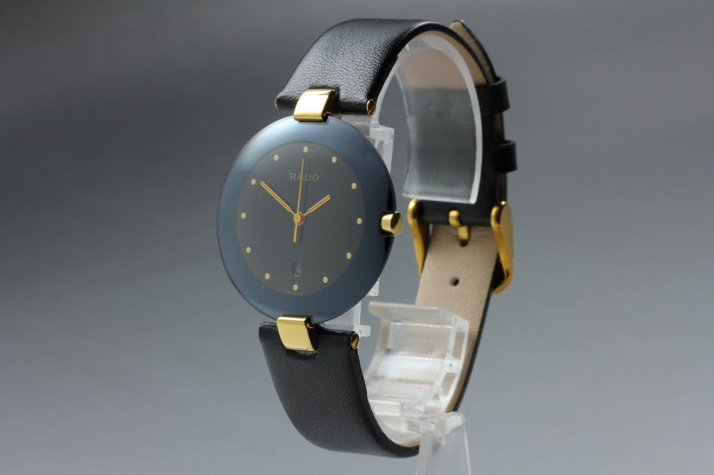 RADO Kupole 129.4075.4N Black Quartz 32.2mm Unisex Watch
