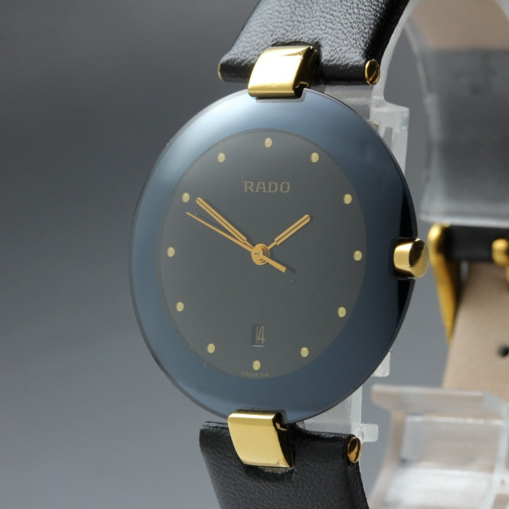 RADO Kupole 129.4075.4N Black Quartz 32.2mm Unisex Watch