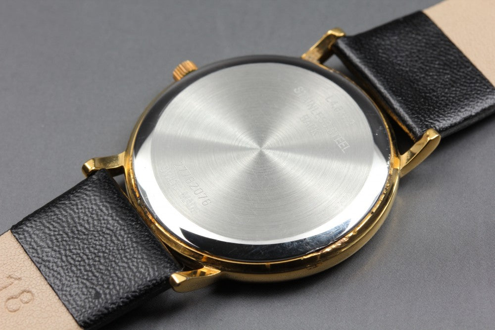Near MINT LONGINES Grand Classic L4.637.2 Gold Quartz 32.7mm Men's Watch