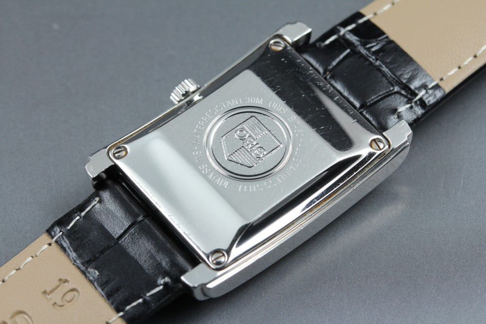 Near MINT ORIS Rectangular Pointer Date B7460 Auto 26.2mm Men's Watch