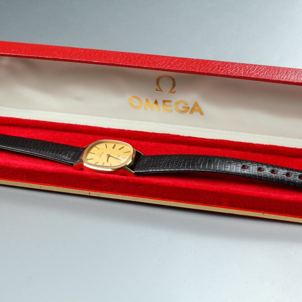 Near MINT OMEGA De Ville 511.0509 Cal.625 Gold Manual 21.5mm Ladies Watch 1979