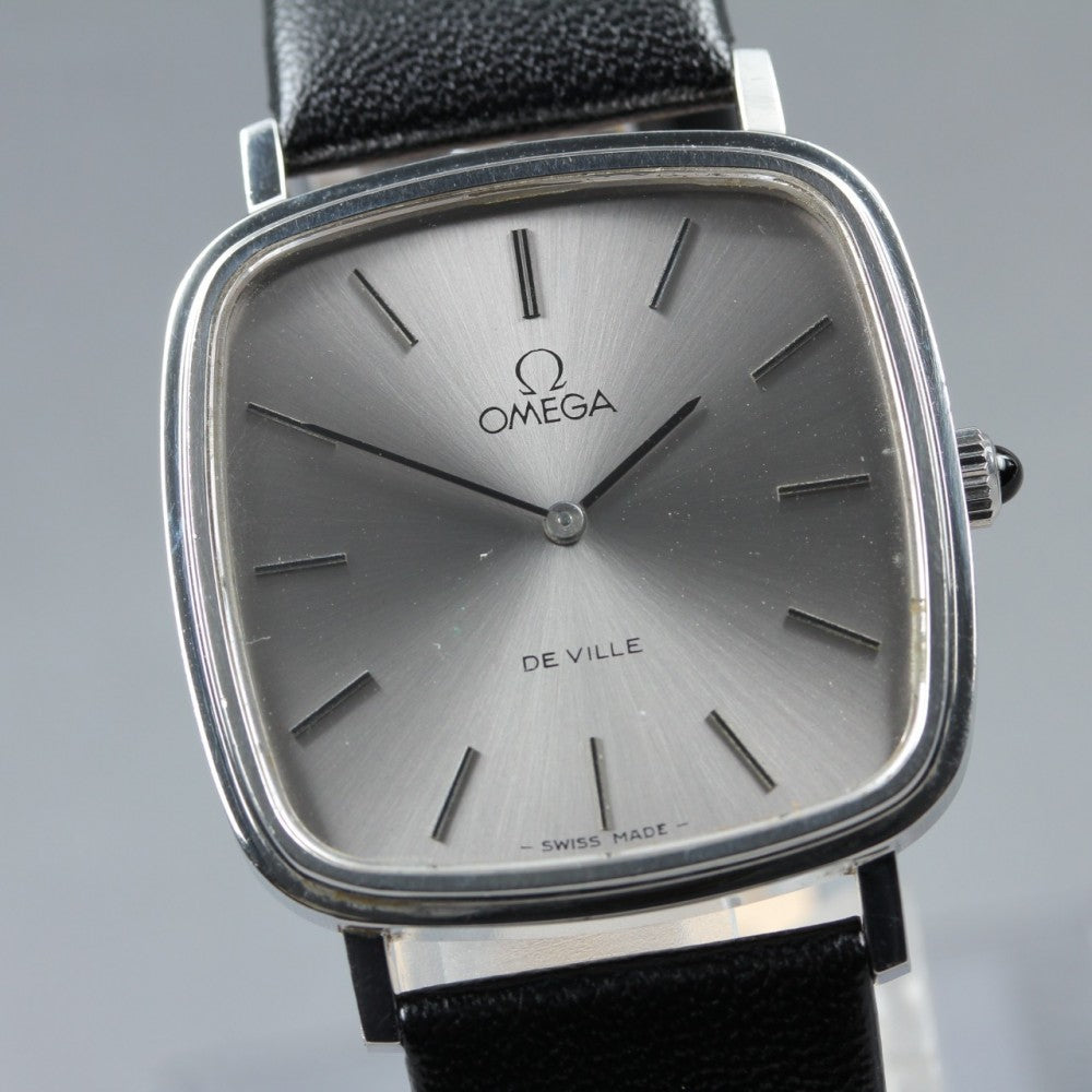 Near MINT OMEGA De Ville 111.0118 Cal.625 Silver Manual 30.8mm Men's Watch 1977