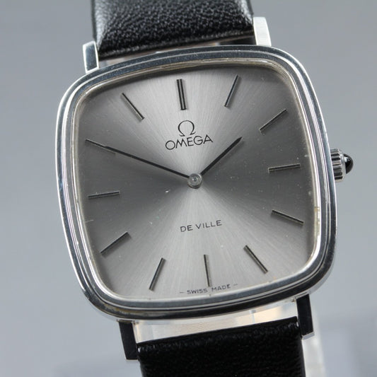 Near MINT OMEGA De Ville 111.0118 Cal.625 Silver Manual 30.8mm Men's Watch 1977