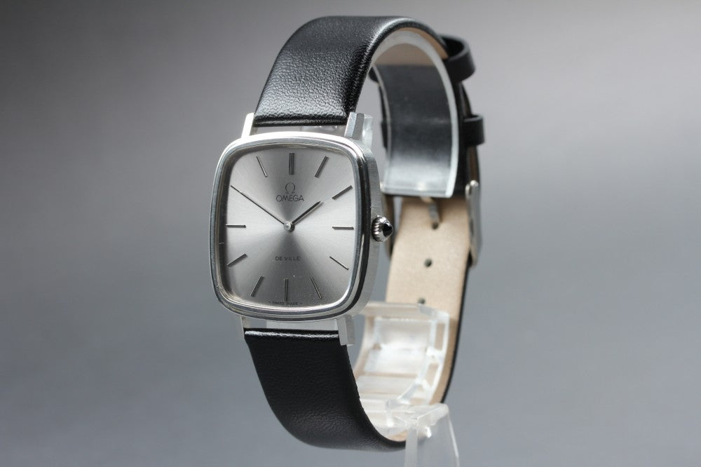 Near MINT OMEGA De Ville 111.0118 Cal.625 Silver Manual 30.8mm Men's Watch 1977