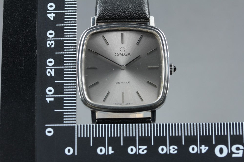 Near MINT OMEGA De Ville 111.0118 Cal.625 Silver Manual 30.8mm Men's Watch 1977