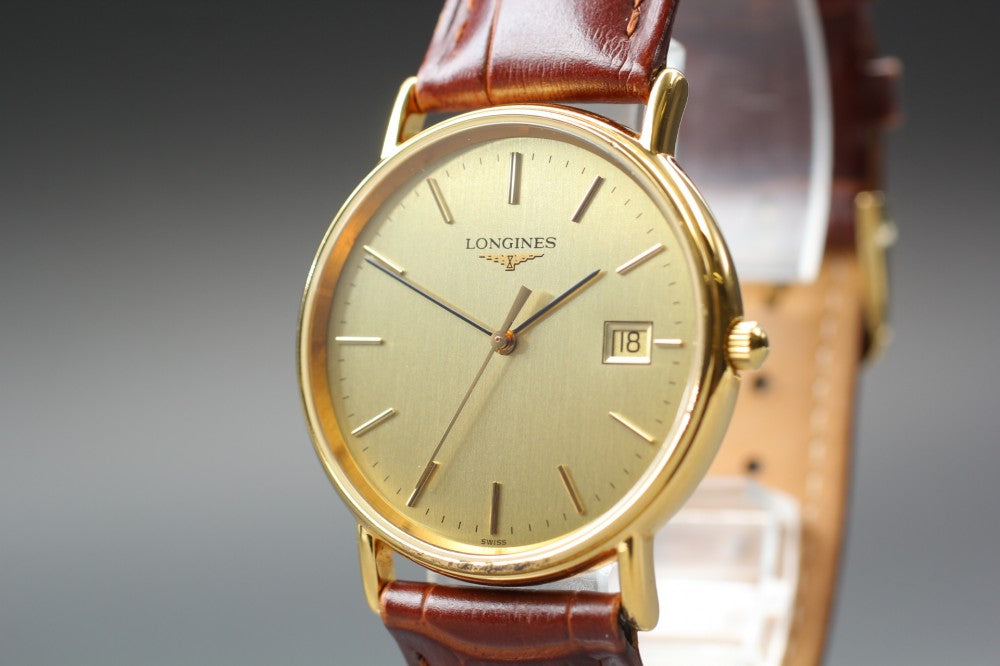 LONGINES Grand Classic L4.636.2 Gold Quartz 32.6mm Men's Watch