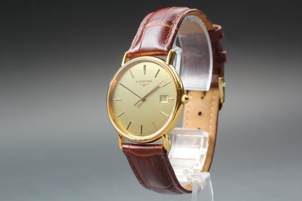 LONGINES Grand Classic L4.636.2 Gold Quartz 32.6mm Men's Watch