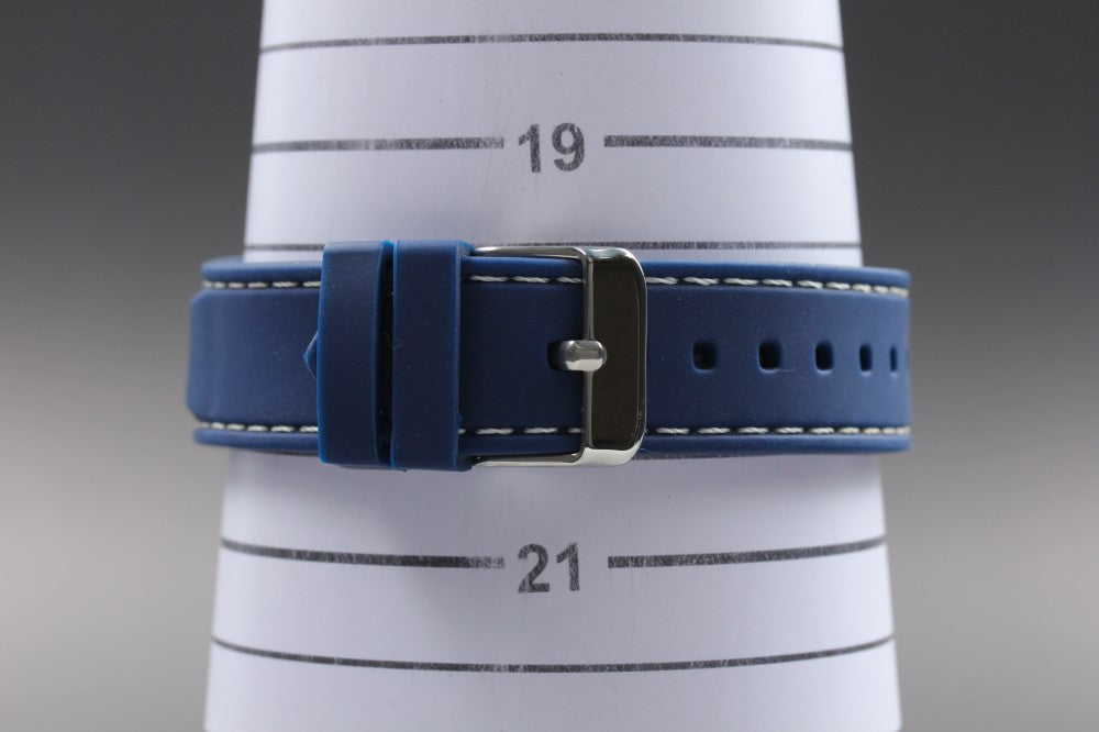 Near MINT TISSOT PRC200 Chronograph T461 Blue Quartz 38.4mm Men's Watch