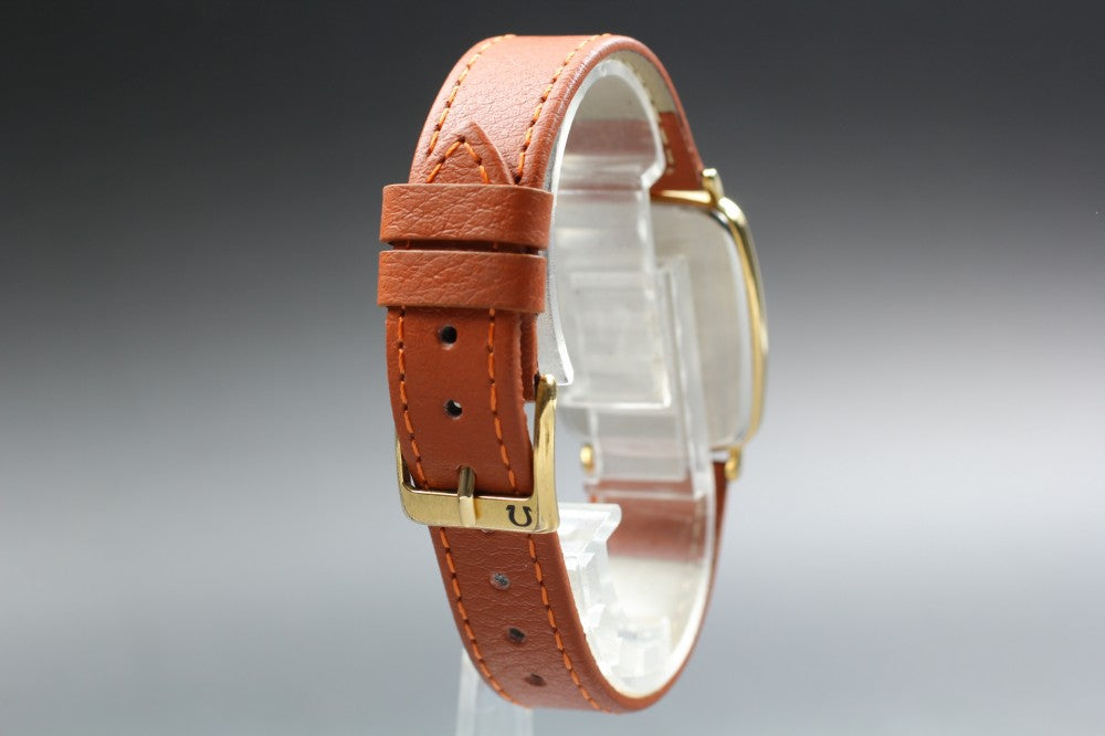 Near MINT OMEGA De Ville 195.0076.2 Cal.1378 Gold Quartz 25.9mm Men's Watch