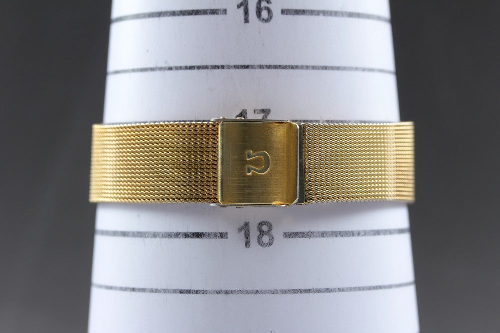 Near MINT OMEGA De Ville 511.444 Cal.625 Gold Manual 25mm Ladies Watch 1973