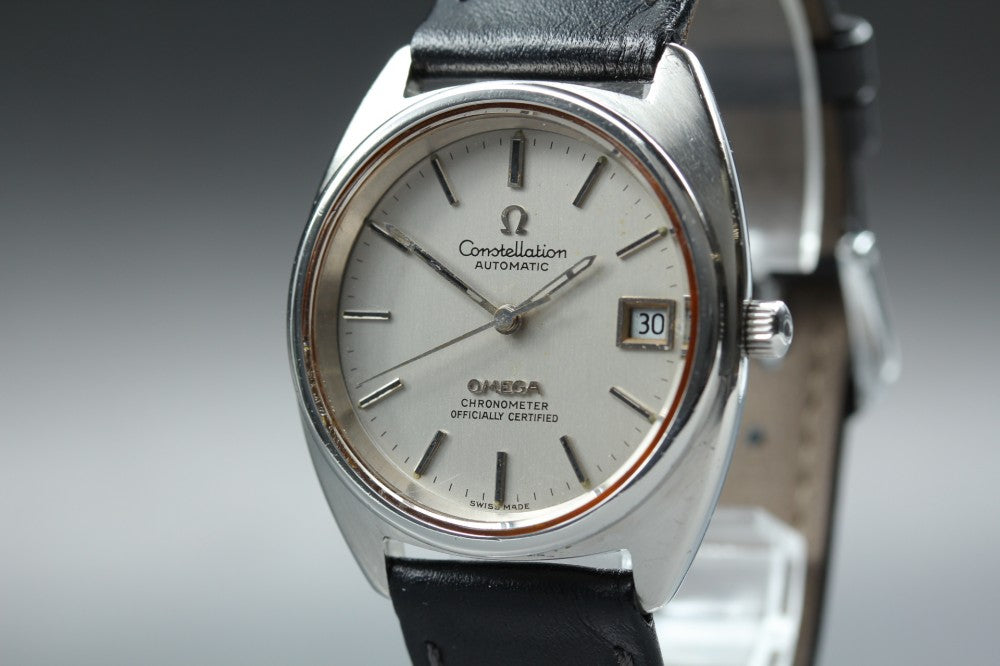 OMEGA Constellation 168.0056 Cal.1011 Silver Auto 33.7mm Men's Watch 1971