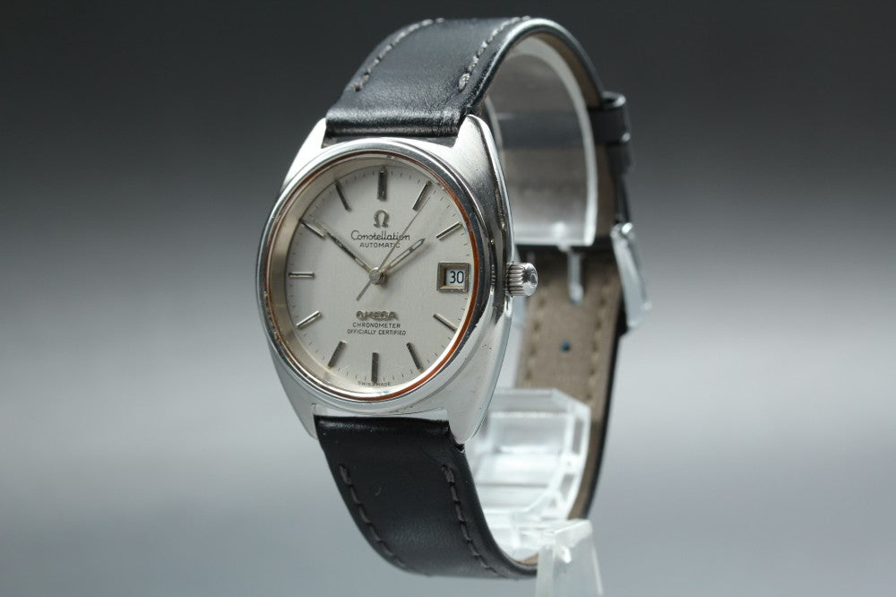 OMEGA Constellation 168.0056 Cal.1011 Silver Auto 33.7mm Men's Watch 1971