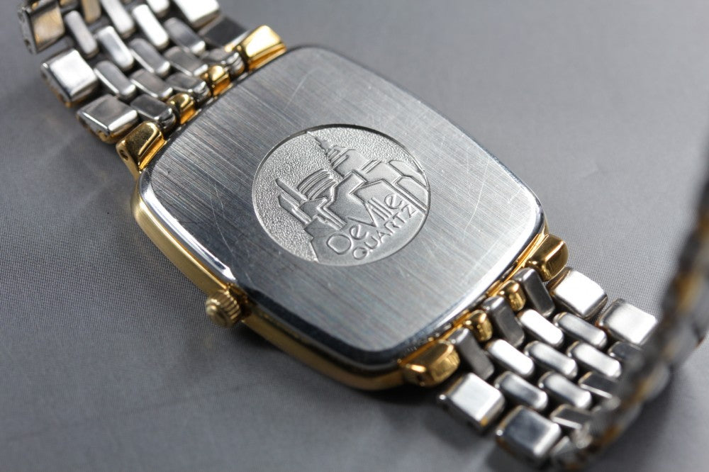 Near MINT OMEGA De Ville 395.0876 Cal.1378 White Quartz 26mm Men's Watch