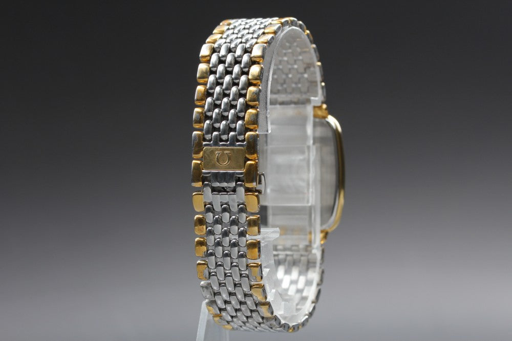 Near MINT OMEGA De Ville 395.0876 Cal.1378 White Quartz 26mm Men's Watch