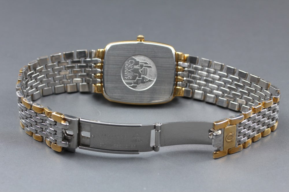 Near MINT OMEGA De Ville 395.0876 Cal.1378 White Quartz 26mm Men's Watch