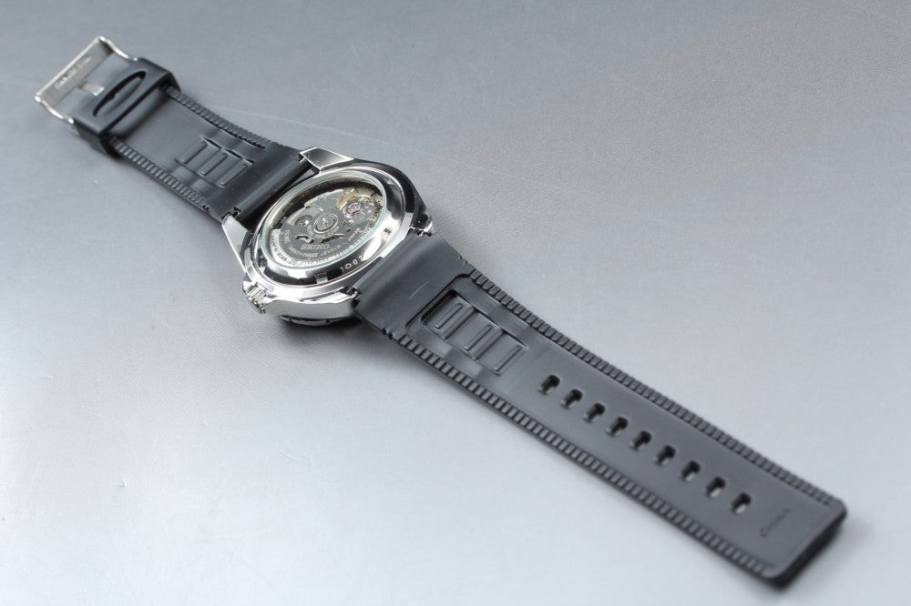 Near MINT SEIKO SEIKO 5 Sports 7S36-04L0 Silver Auto 38.4mm Men's Watch