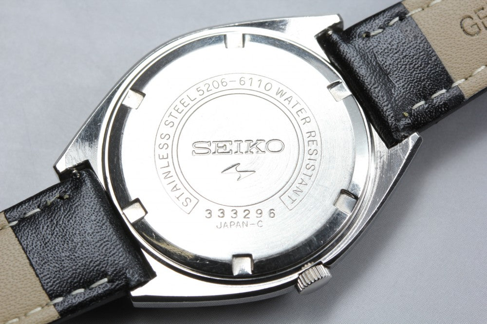 SEIKO Lord Matic 5206-6110 Blue Auto 32.2mm Men's Watch 1973