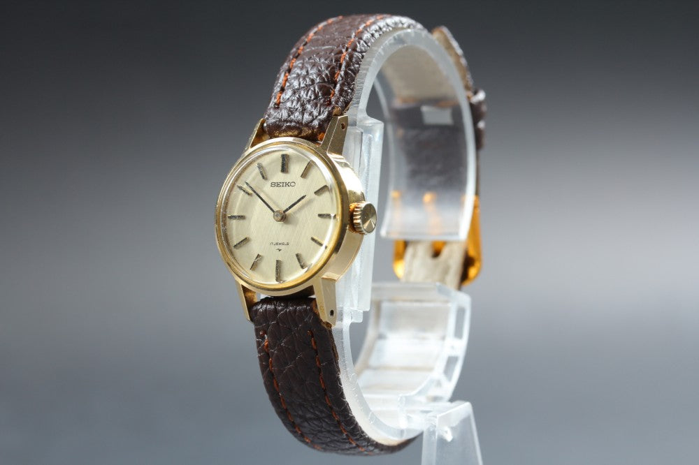 SEIKO 11-0720 Gold Manual 21.7mm Ladies Watch 1974