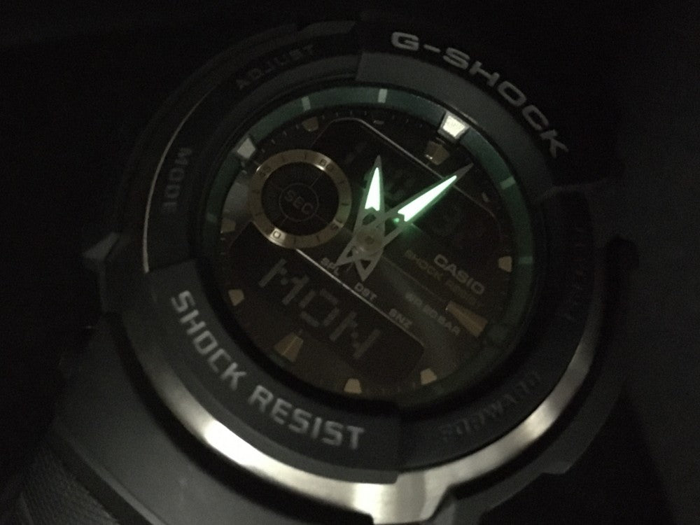 Near MINT CASIO G-Shock G300 Black Quartz 45.9mm Men's Watch