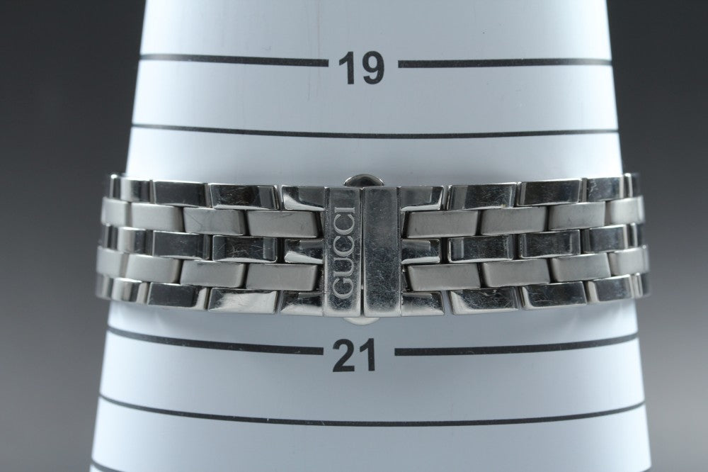 Near MINT GUCCI 5500M Black Quartz 34.2mm Men's Watch