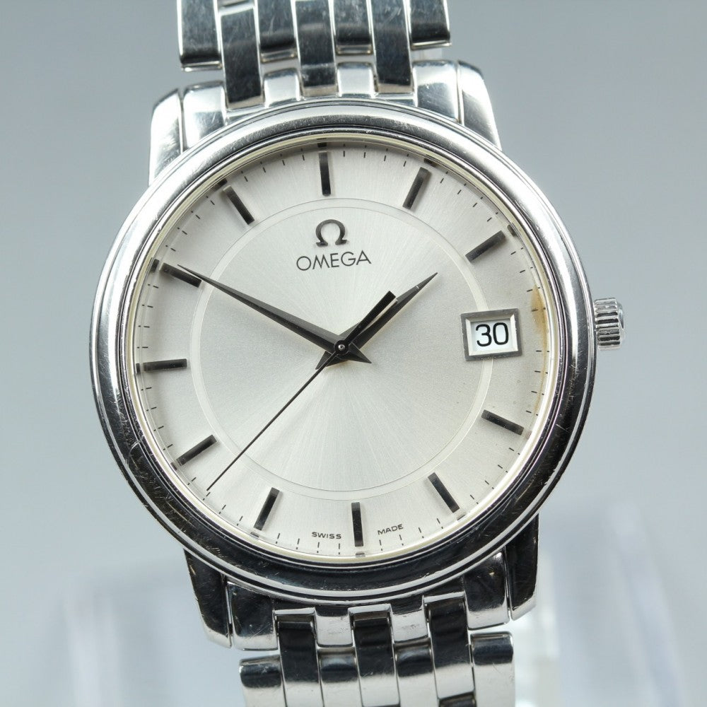 OMEGA De Ville Prestige 196.1150 Cal.1532 Silver Quartz 34.2mm Men's Watch