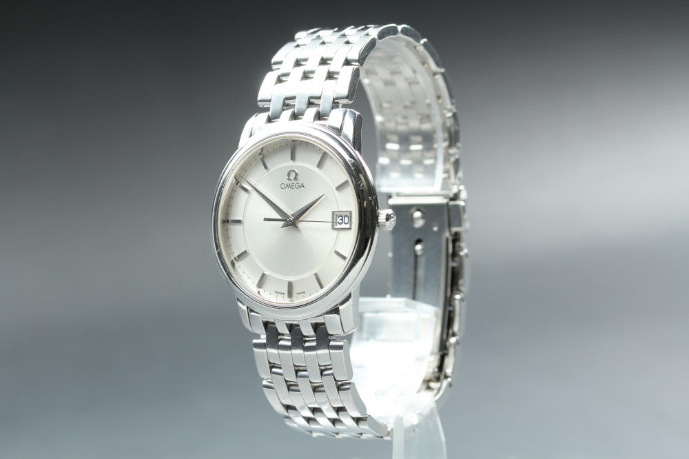 OMEGA De Ville Prestige 196.1150 Cal.1532 Silver Quartz 34.2mm Men's Watch
