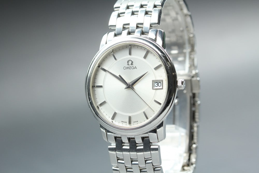 OMEGA De Ville Prestige 196.1150 Cal.1532 Silver Quartz 34.2mm Men's Watch