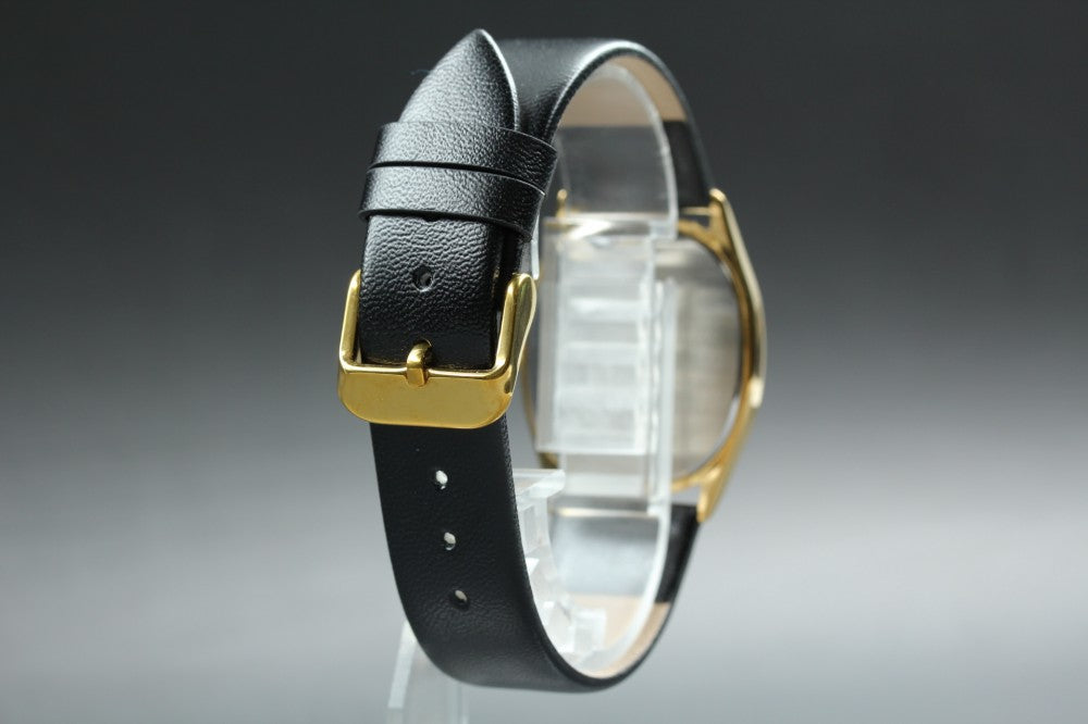 Near MINT SEIKO Chariot 5931-5500 Gold Quartz 28.6mm Men's Watch 1983