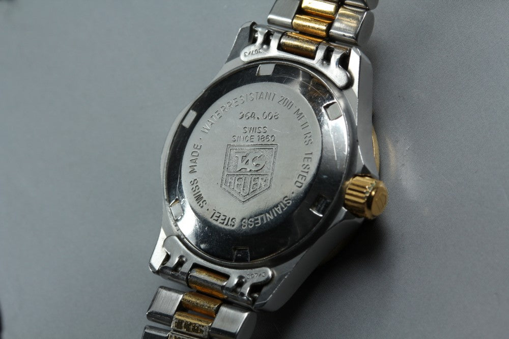 TAG Heuer 2000 Professional 964.008 Gold Quartz 27.1mm Ladies Watch