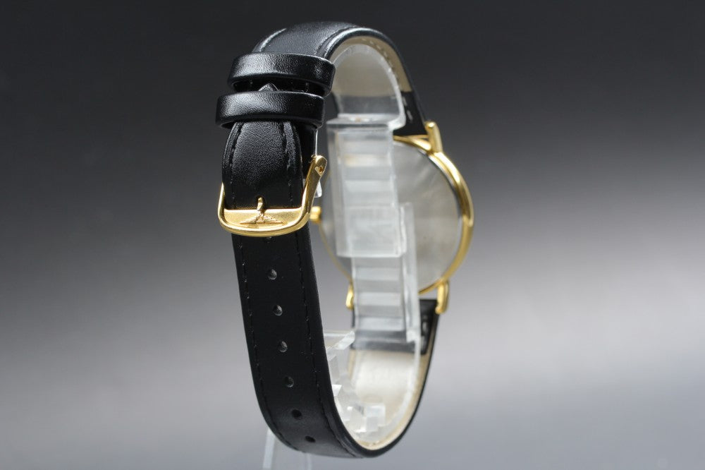 Near MINT LONGINES Grand Classic L4.636.2 Gold Quartz 32.6mm Men's Watch