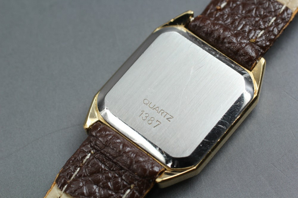 OMEGA De Ville 591.0254 Cal.1387 Gold Quartz 18.1mm Ladies Watch 1984