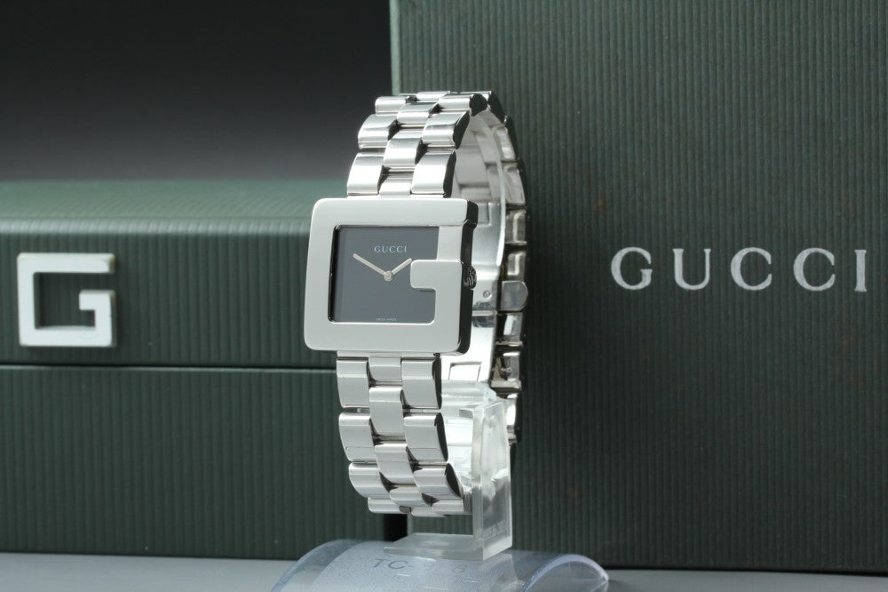 Near MINT GUCCI 3600M Black Quartz 31.3mm Men's Watch