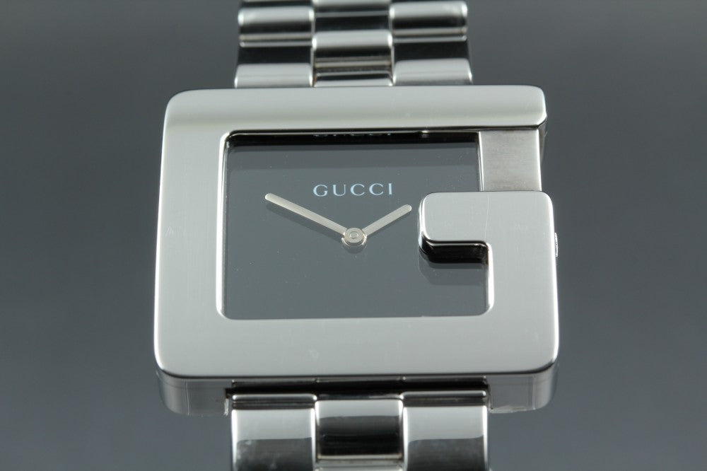 Near MINT GUCCI 3600M Black Quartz 31.3mm Men's Watch