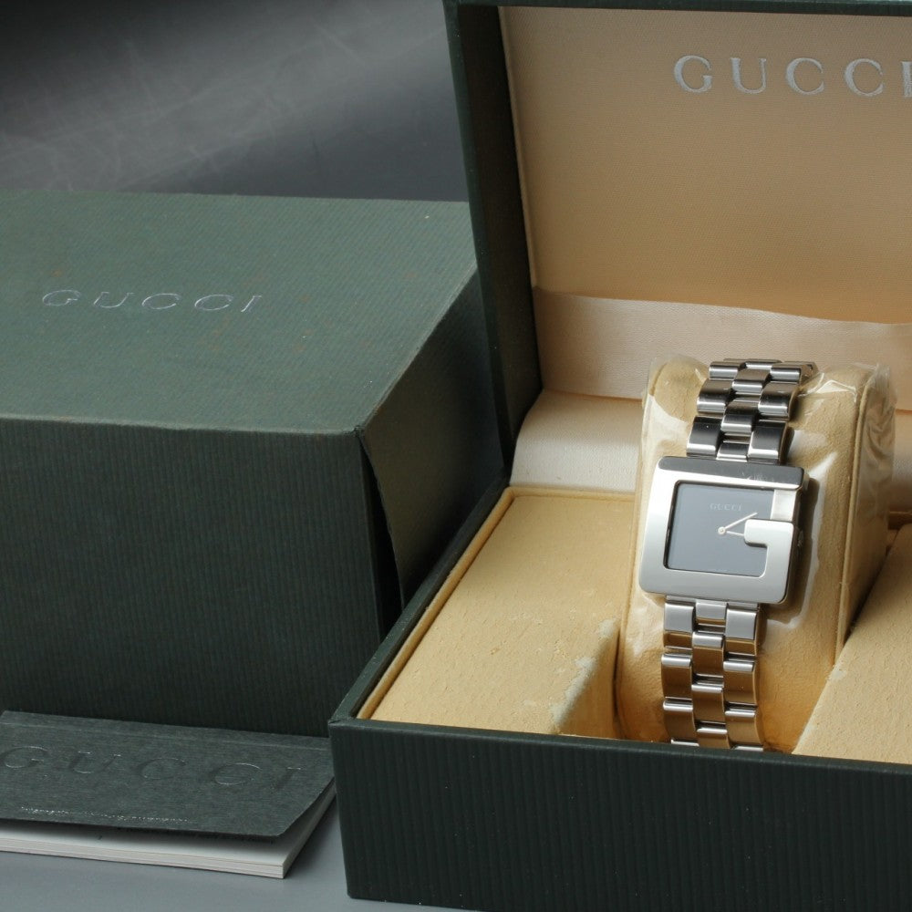 Near MINT GUCCI 3600M Black Quartz 31.3mm Men's Watch