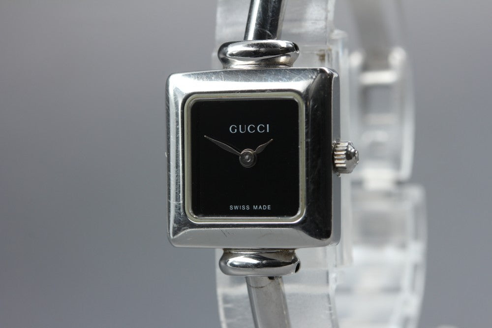 GUCCI 1900L Black Quartz 19.3mm Ladies Watch
