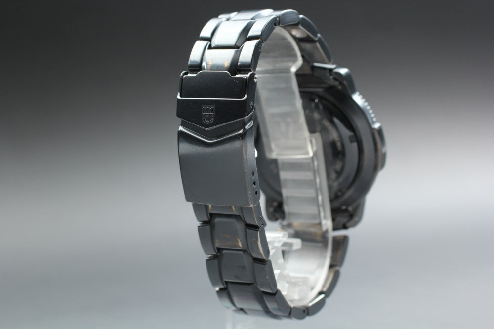 Near MINT LUMINOX F-117 NIGHTHAWK 3400 Black Quartz 39.7mm Men's Watch
