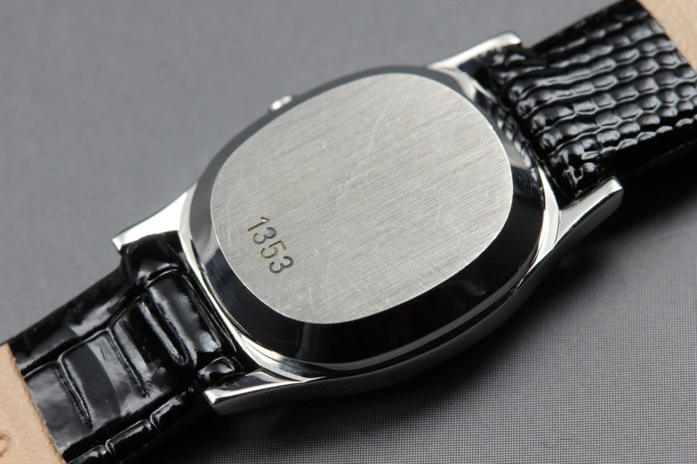 Near MINT OMEGA De Ville Cal.1353 Silver Quartz 17.6mm Ladies Watch