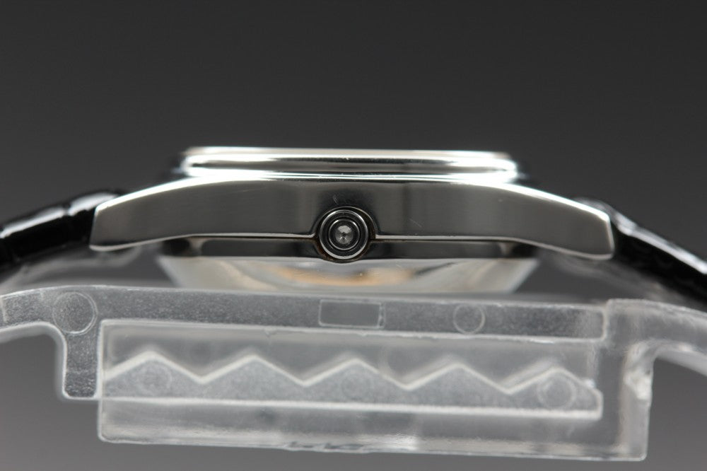 Near MINT OMEGA De Ville Cal.1353 Silver Quartz 17.6mm Ladies Watch