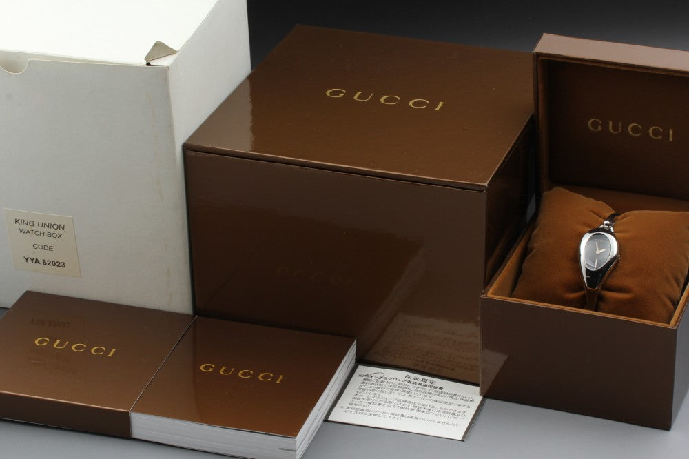 Near MINT GUCCI Horsebit 103 Black Quartz 21.5mm Ladies Watch