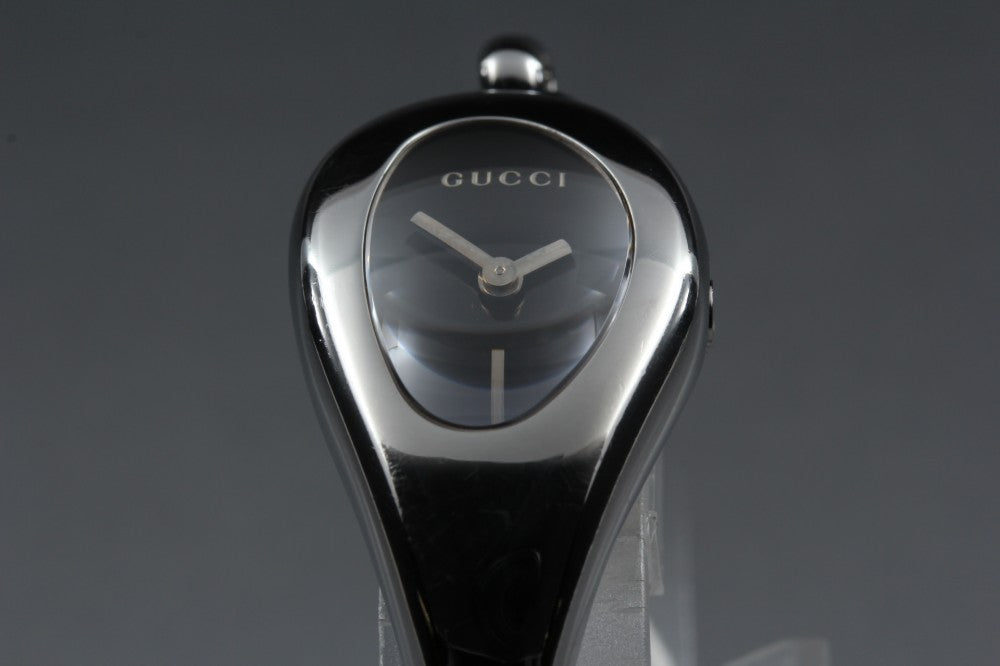 Near MINT GUCCI Horsebit 103 Black Quartz 21.5mm Ladies Watch