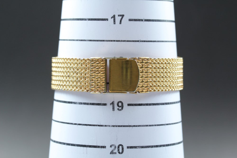 Near MINT SEIKO Dolce 9521-5210 Gold Quartz 27.1mm Men's Watch 1987