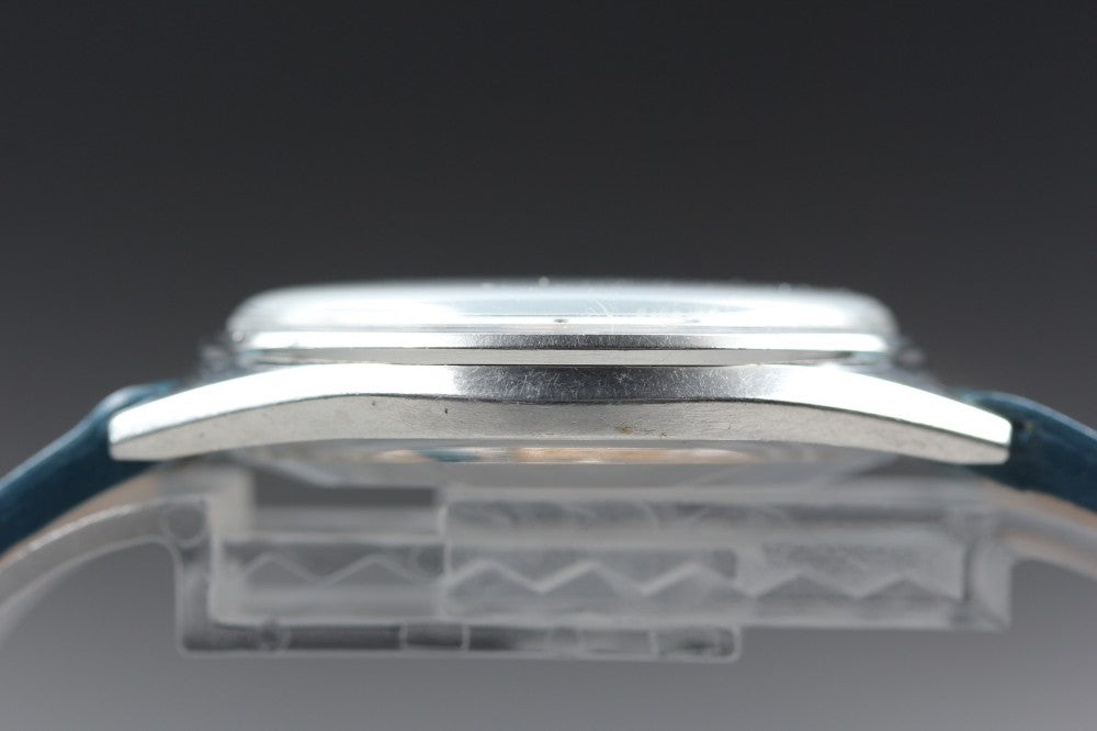 Near MINT SEIKO Lord Matic 5601-9000 Silver Auto 34.8mm Men's Watch 1970