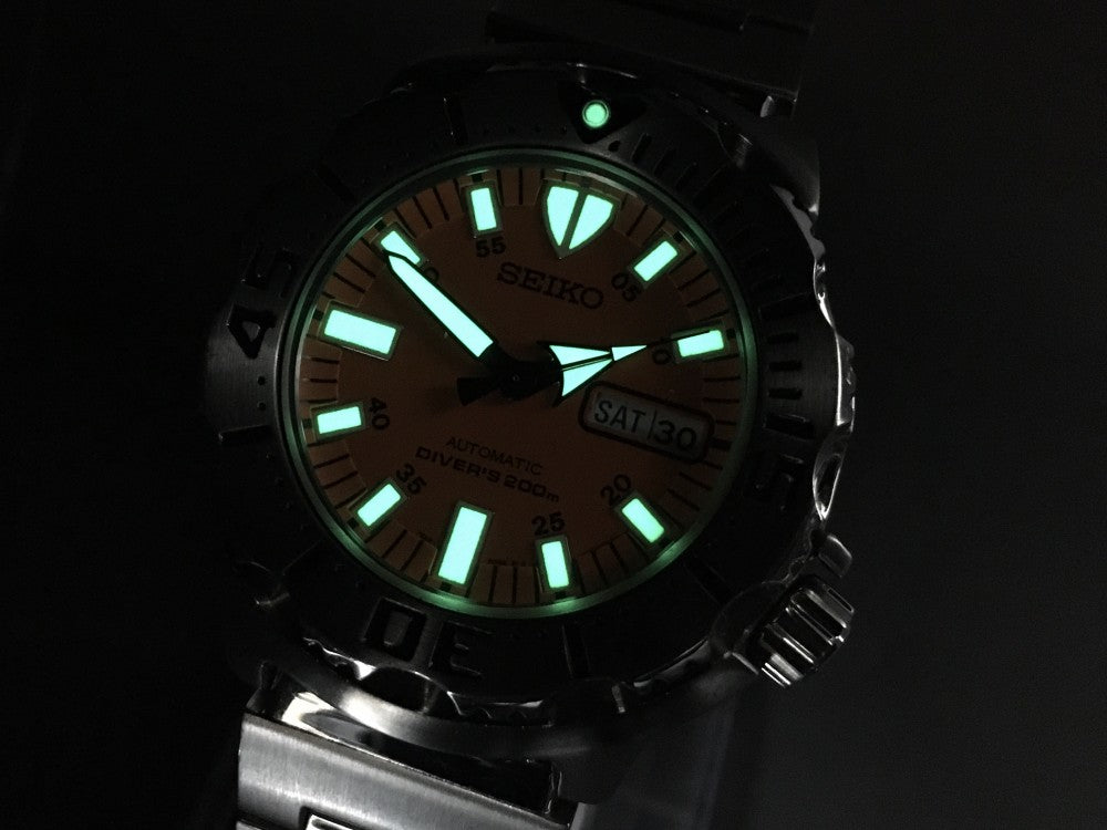 Near MINT SEIKO 7S26-0350 Orange Auto 41.5mm Men's Watch