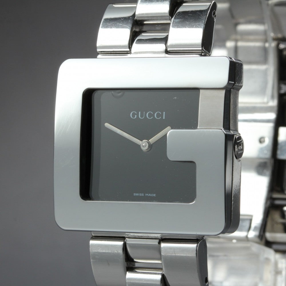 Near MINT GUCCI 3600M Black Quartz 31.4mm Men's Watch